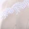 1 Yard 3.25 Inch Ivory Wide Alencon Bridal Lace Trim with Scalloped Edging and Delicate Beading